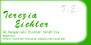 terezia eichler business card